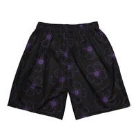 NJ State Flower mesh shorts